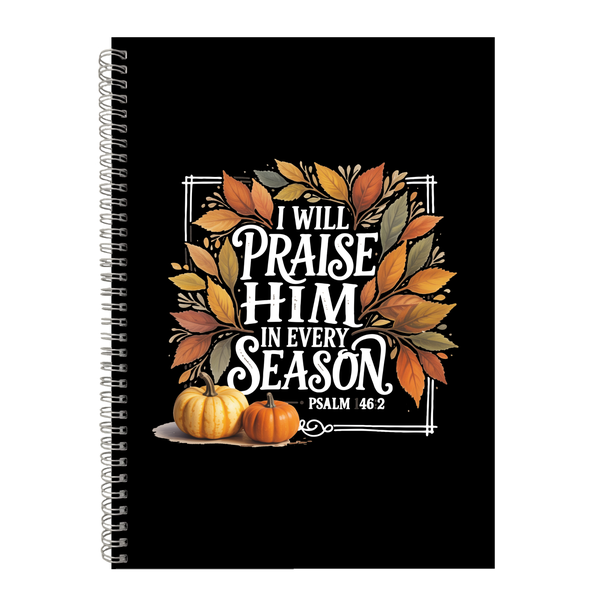 Praise Him Christian Theme Writing Book A4 Notepad Notebook Gift 402