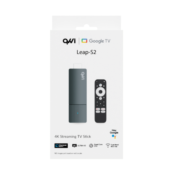 QVWI 4K Google TV Streaming Stick Leap S2