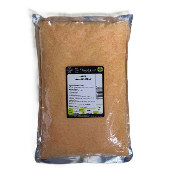 Premium Bulk Catering Jelly Powder 1kg - Jaffa Orange Flavour