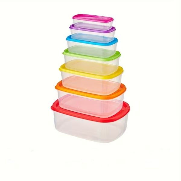 7 Piece Multi-Purpose Square Food Storage Container