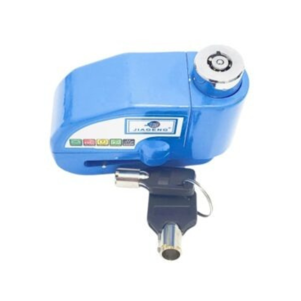 Motorcycle &amp; Bicycle Alarm Disc Lock - Heavy Duty Anti-Theft Security Lock