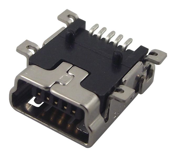 TE Connectivity (1734035-1.) USB Connector, Mini USB Type B, USB 2.0