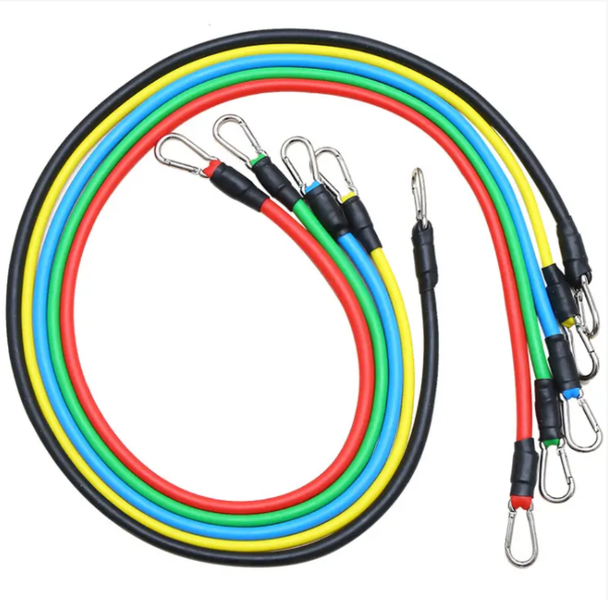 Tension Rope Resistance Bands Set - 11-Piece