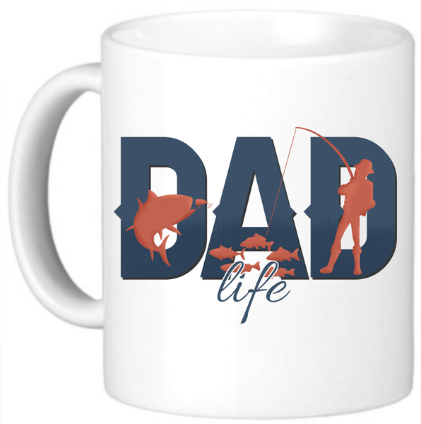 Dad Life Fishing Coffee Mug: For the Reel Best Dad
