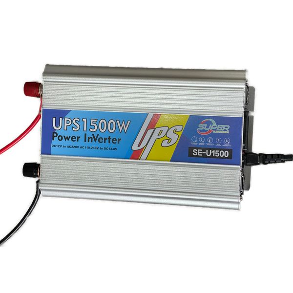 1500W Power Inverter (UPS Functionality)-DC 12v-AC 220v