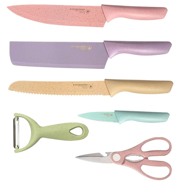 Chefs Colorful Kitchen Knives 6 Pieces Shop Today. Get it Tomorrow