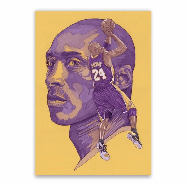 Kobe Yellow Poster - A1