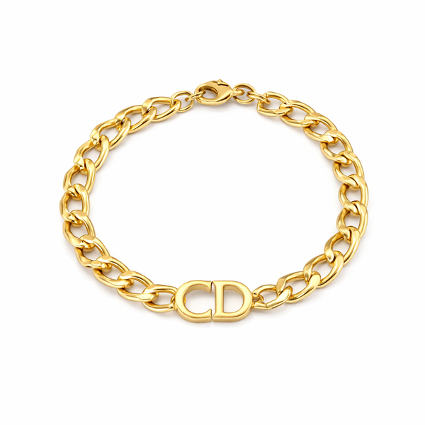 Vixen CD Bracelet in Gold