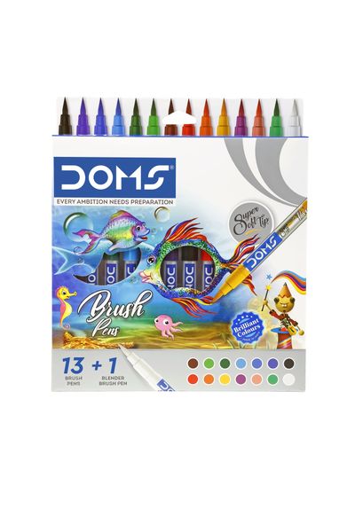 Doms Brush Pens 14 Pc
