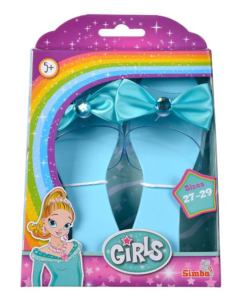 Steffi Love Girls Shoes with Ribbon Turquoise