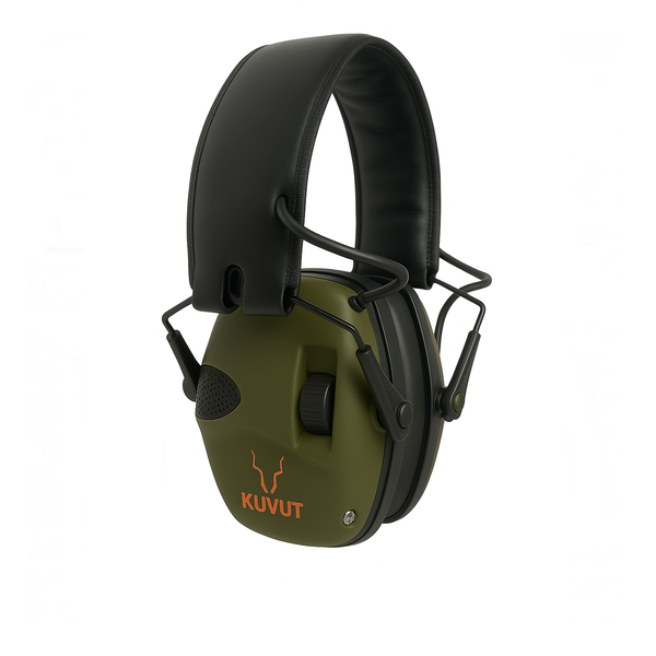 KuVut Electronic Shooting Earmuffs - Green