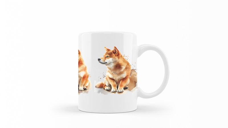 Shiba-Inu Printed Coffee Mug DSGN109