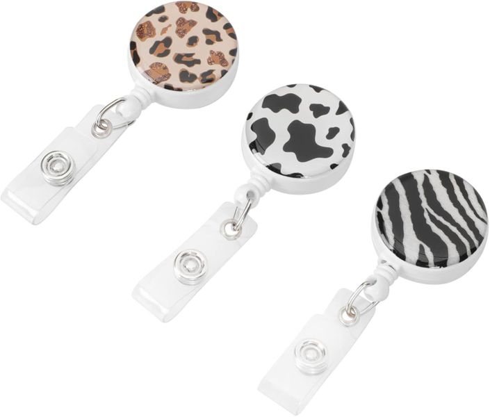 Retractable Badge Reel Clips Card Holders for Security Outdoor