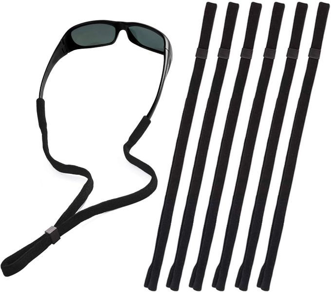 6 Pack Sunglass Strap, Sports Sunglasses &amp; Eyeglasses Holder Straps
