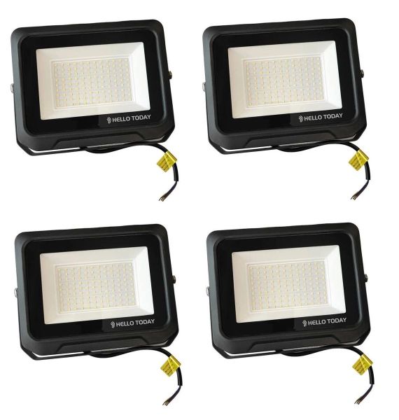 HELLO TODAY 50W LED Flood Light 4pcs