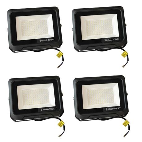 HELLO TODAY 50W LED Flood Light 4pcs Image