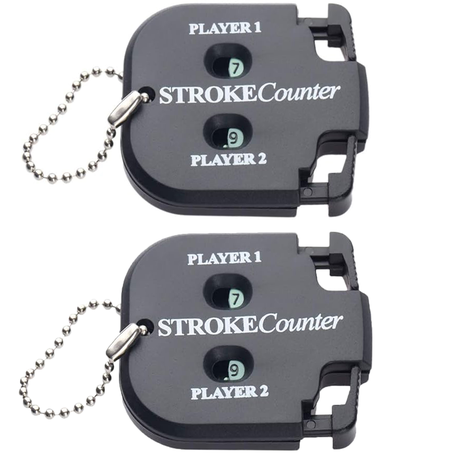 2 Piece Golf Shot Counter Golf Shot Score Keeper Two Digits Stroke Counter Image