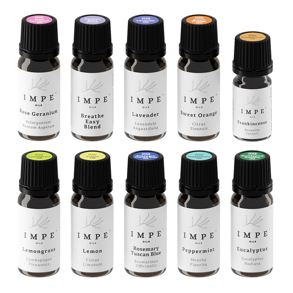 IMPE Oils Essential Oil Focus Pack (9 x 10ml + 1 x 5ml)