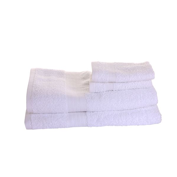 Bristol Egyptian Towel Set - 2 x Face Cloth, 2 x Bath Towel