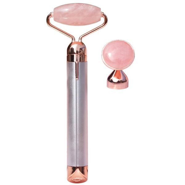 Micro Vibrating Facial Roller and Massager With Under-Eye Stone