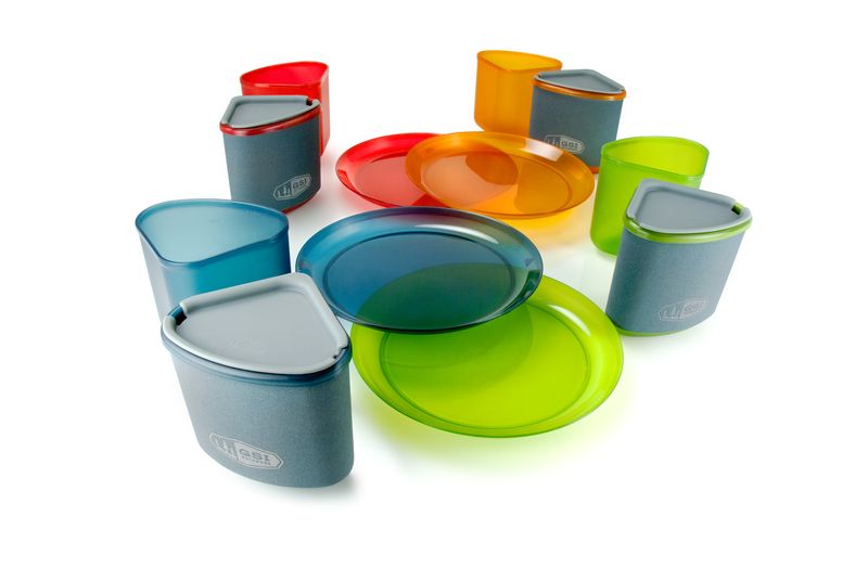 GSI Outdoors Infinity 4 Person Compact Tableset (Multicolor)