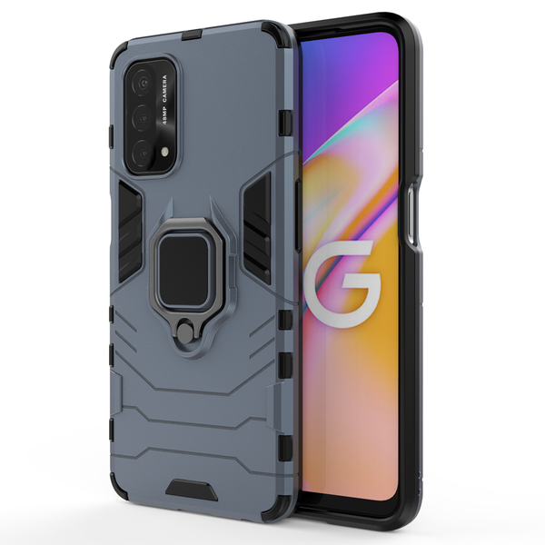 Shockproof Tiger Kickstand Magnetic Case compatible with Oppo A93 A93s 5G