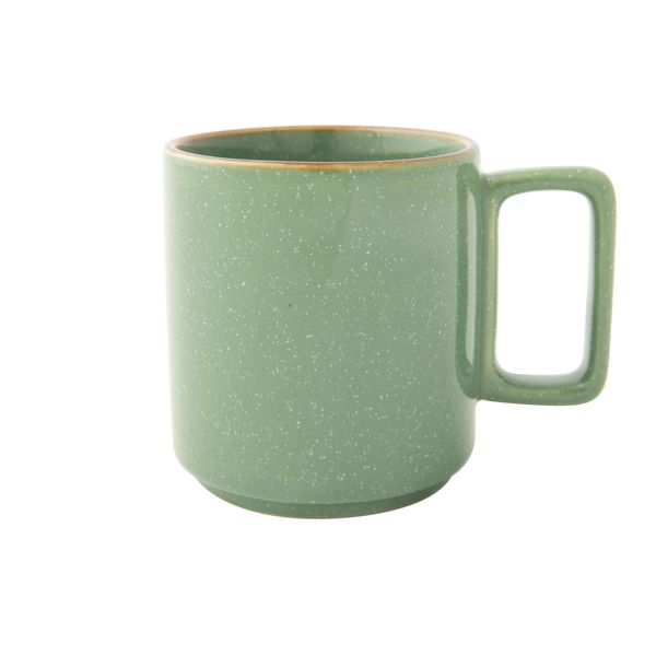 OMADA Flat Stackable Green Mug