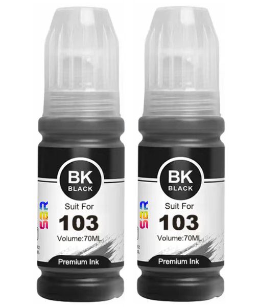 SBR Epson 103 Compatible inks - Black - 2 Sets