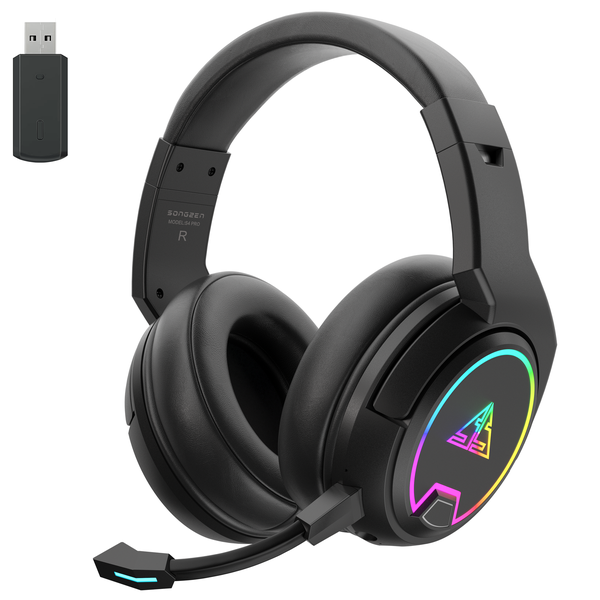Wireless 2.4G Pro Gaming Headset for PS4, PS5, PC, Laptop-SONGZEN-S4 Pro