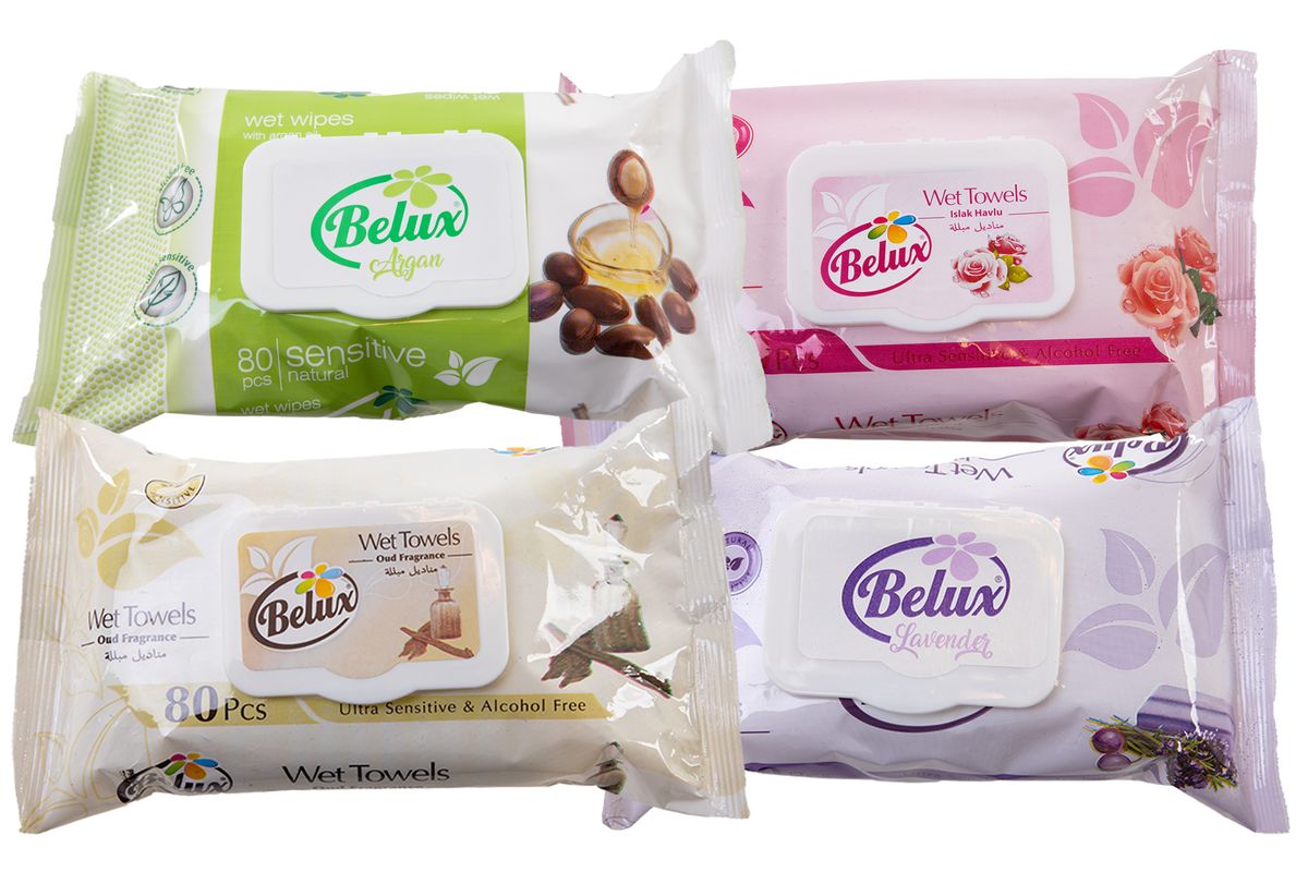 Wet Wipes Assorted 80s Belux 4 Pack Buy Online in South Africa