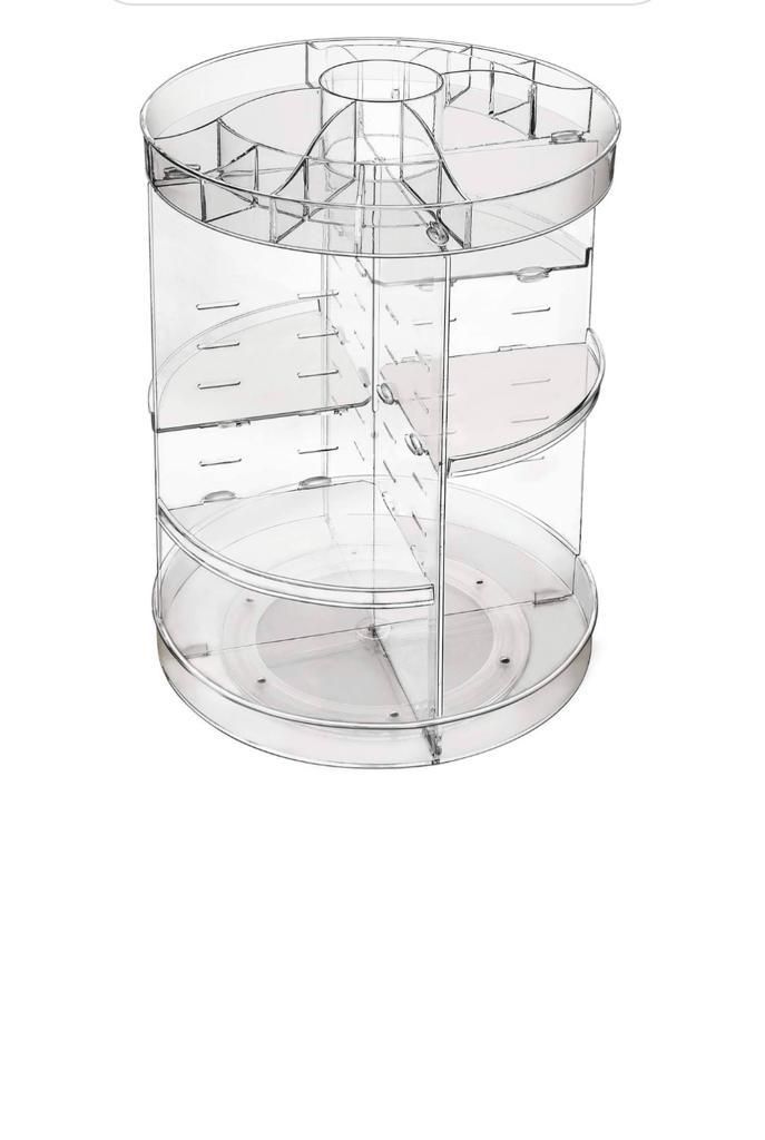 Makeup Organizer-360 Rotation Storage Box-Cosmetic | Shop Today. Get it ...