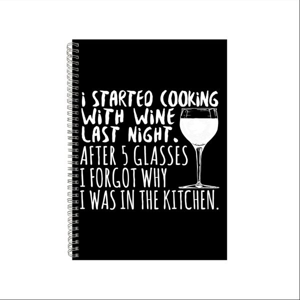 Wine Notebook Gift Idea A4 Notepad Pad 42