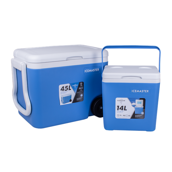 Leisure Quip Ice Master Cooler Box Set (45L with Wheels + 14L)