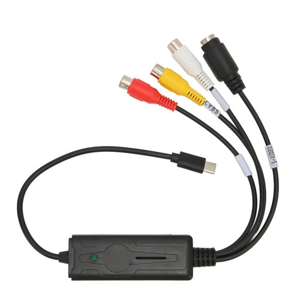 Type C Capture Card RCA to USB Adapter for Vista XP OS X Windows 10 8.1 8 7