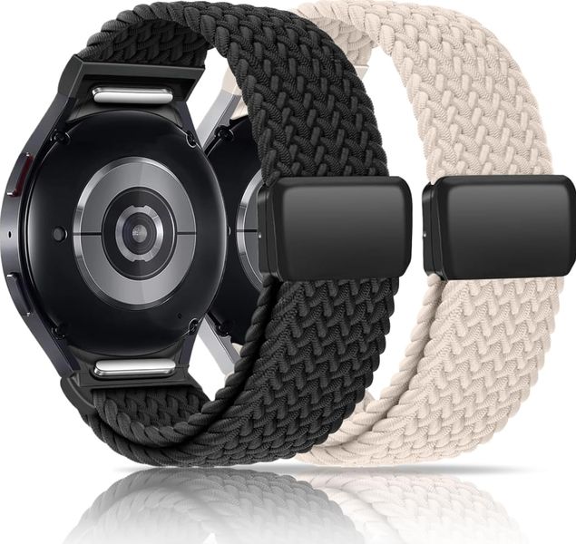 One Click Elastic Nylon Band Compatible with Samsung Galaxy Watch
