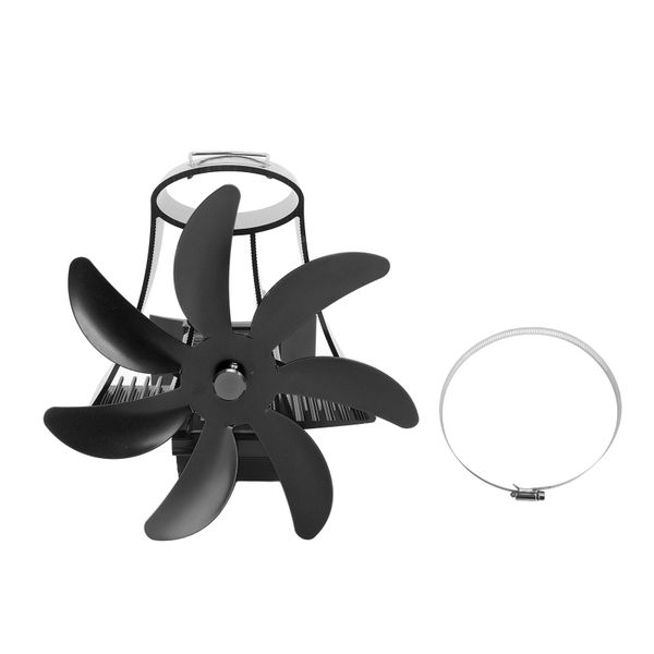 Chimney Fan Silent Motor Magnetic Mount Seven Blade Gold