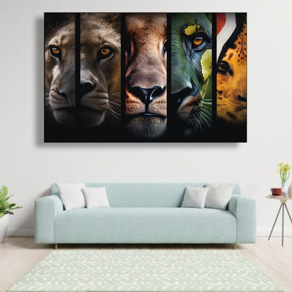 Canvas Wall Art - Iconic Wildlife Abstract - IM0045
