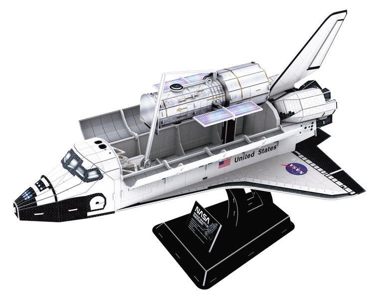 Cubic Fun NASA Space Shuttle Discovery 3D Puzzle - 127-Piece