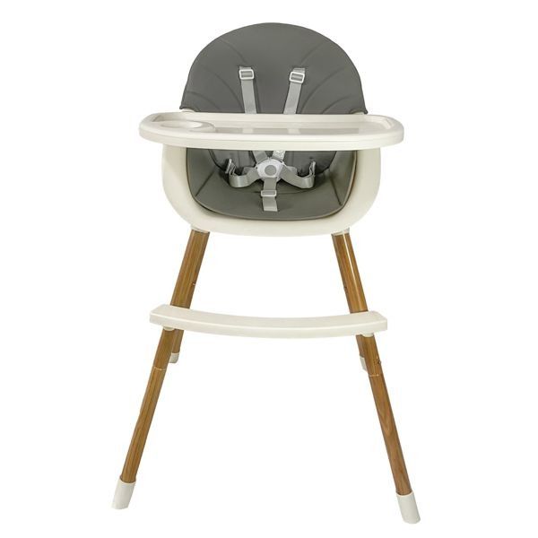 Baby Feeding High Chair 2In1 With Removable Tray Grey Buy Online