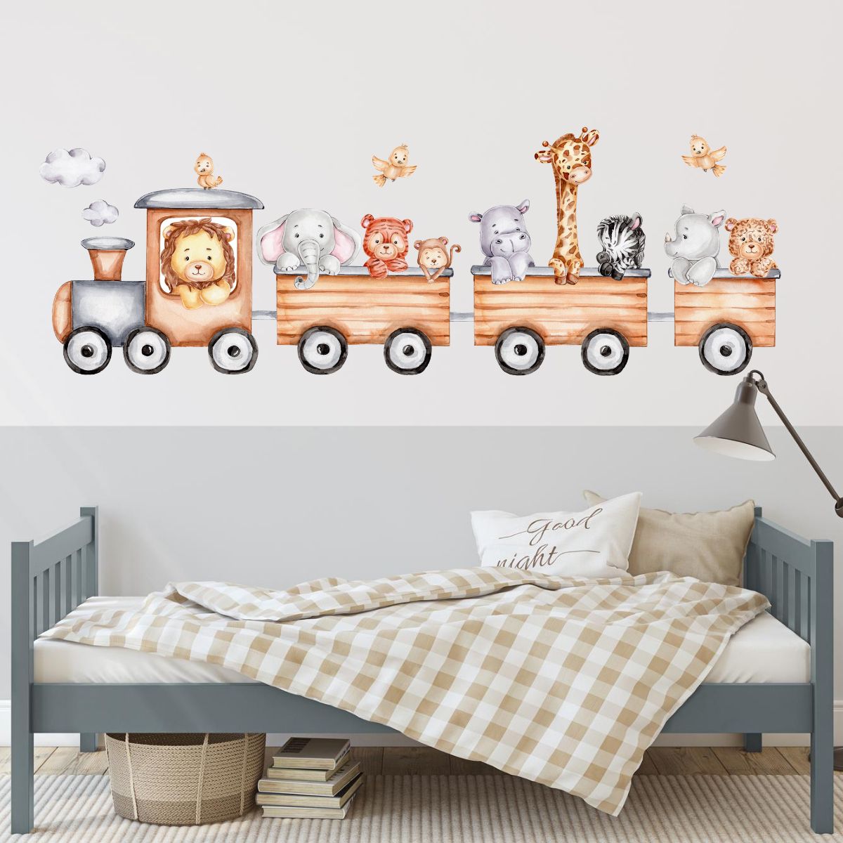 Animal Train Wall Stickers Shop Today. Get it Tomorrow!