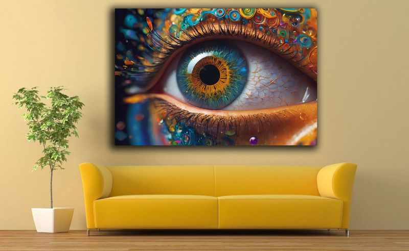 The Eye Canvas Wall Art