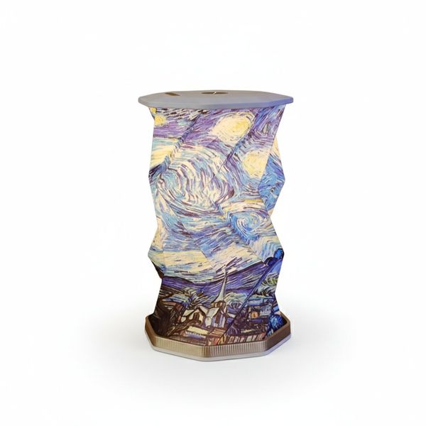 Folding Origami Night Light - Unique LED Rotating Atmosphere Lamp