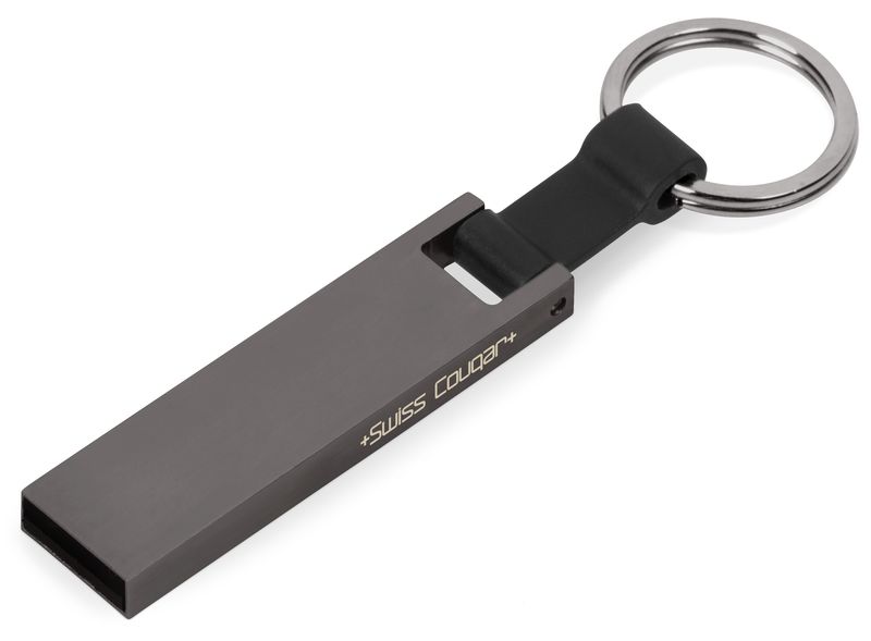Swiss Cougar Paris Memory Stick - 16GB - Gun Metal Grey