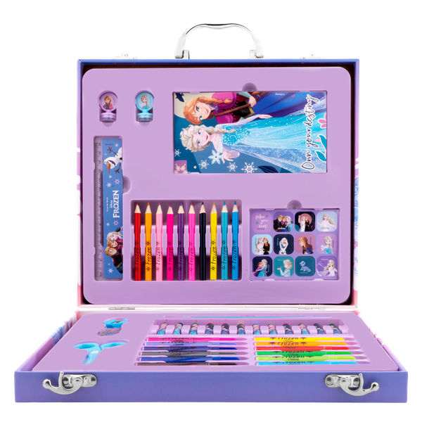 42 Piece Colouring Stationey Briefcase - Frozen