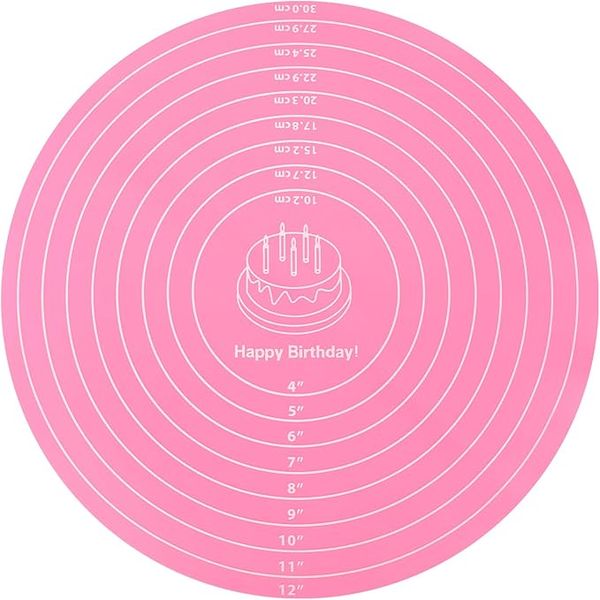 Round Silicone Baking Mat