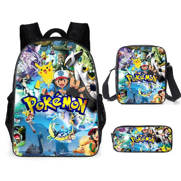 Kids School Set - 3-Piece Backpack, Lunch Box &amp; Pencil Case Dandy's World