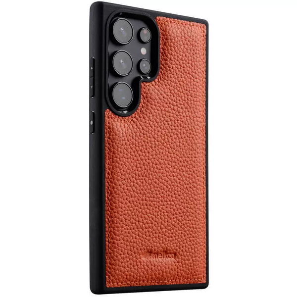 Premium Pebbled Leather Phone Case - Shockproof Protective Cover for