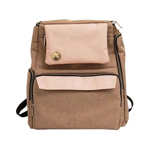 We R Memory Keepers Crafter's backpack Taupe and Roze