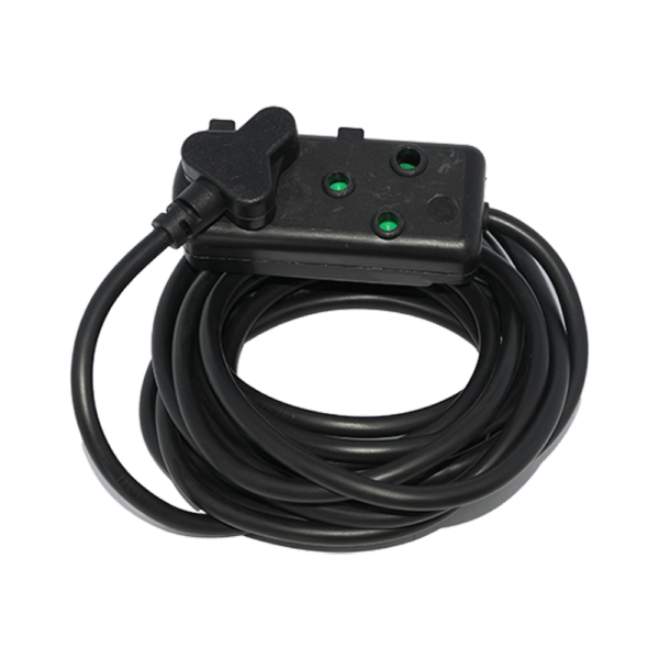 Extension Lead 5Mx1.5Mm Black