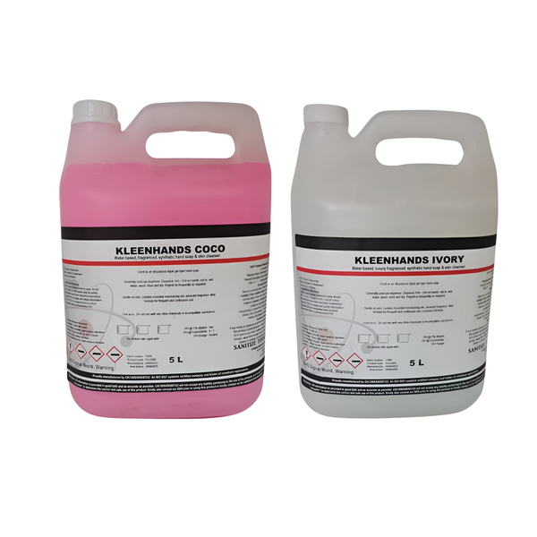 Kleenhands Ivory and Coco Pink Liquid Hand Soap Combo